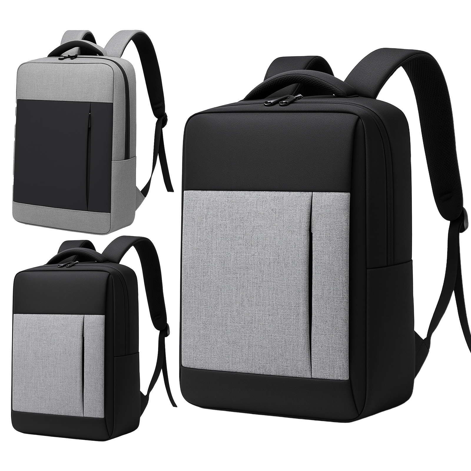 SERİNAY GRİ LAPTOP BÖLMELİ SIRT ÇANTASI