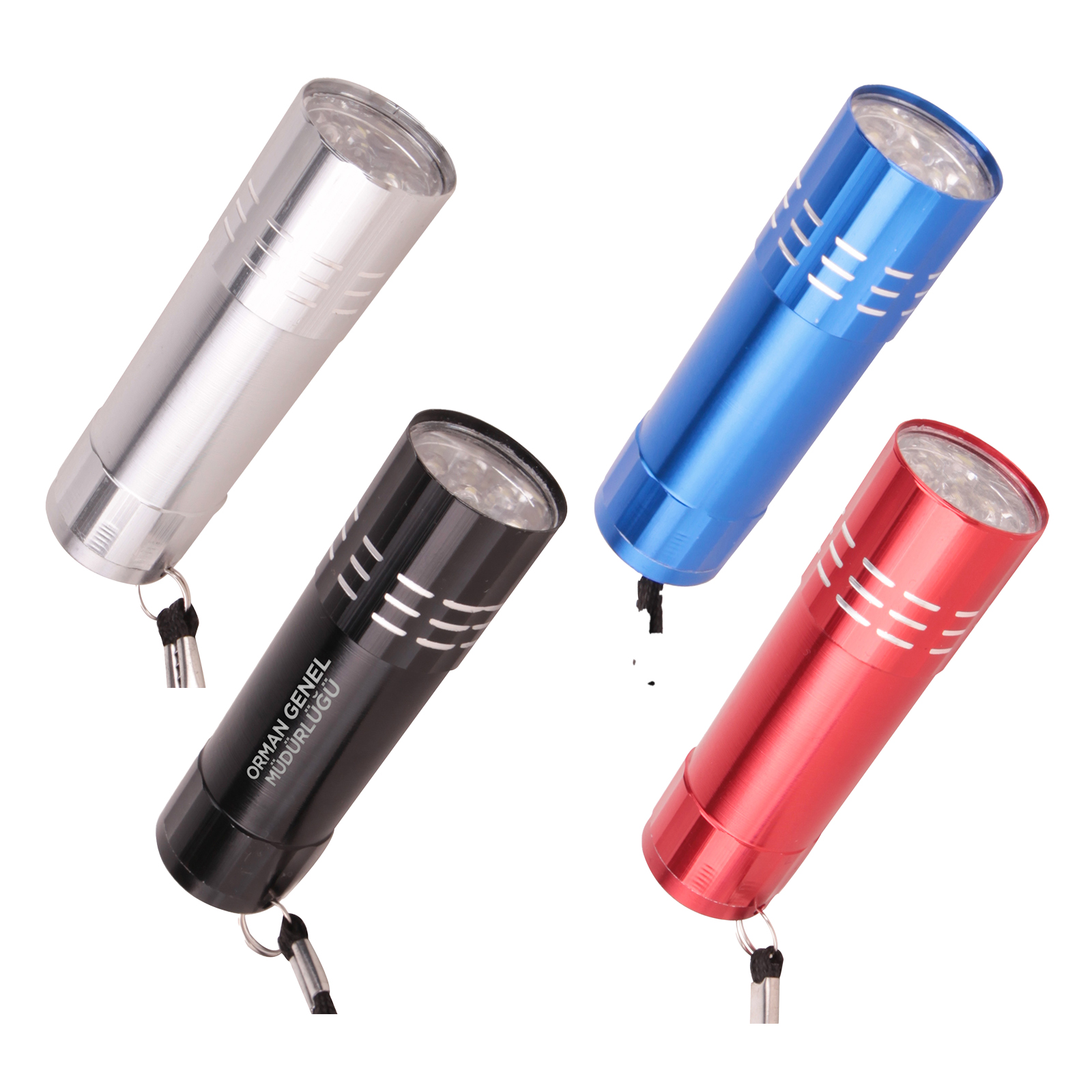 KANARYA SİYAH 9 LED EL FENERİ