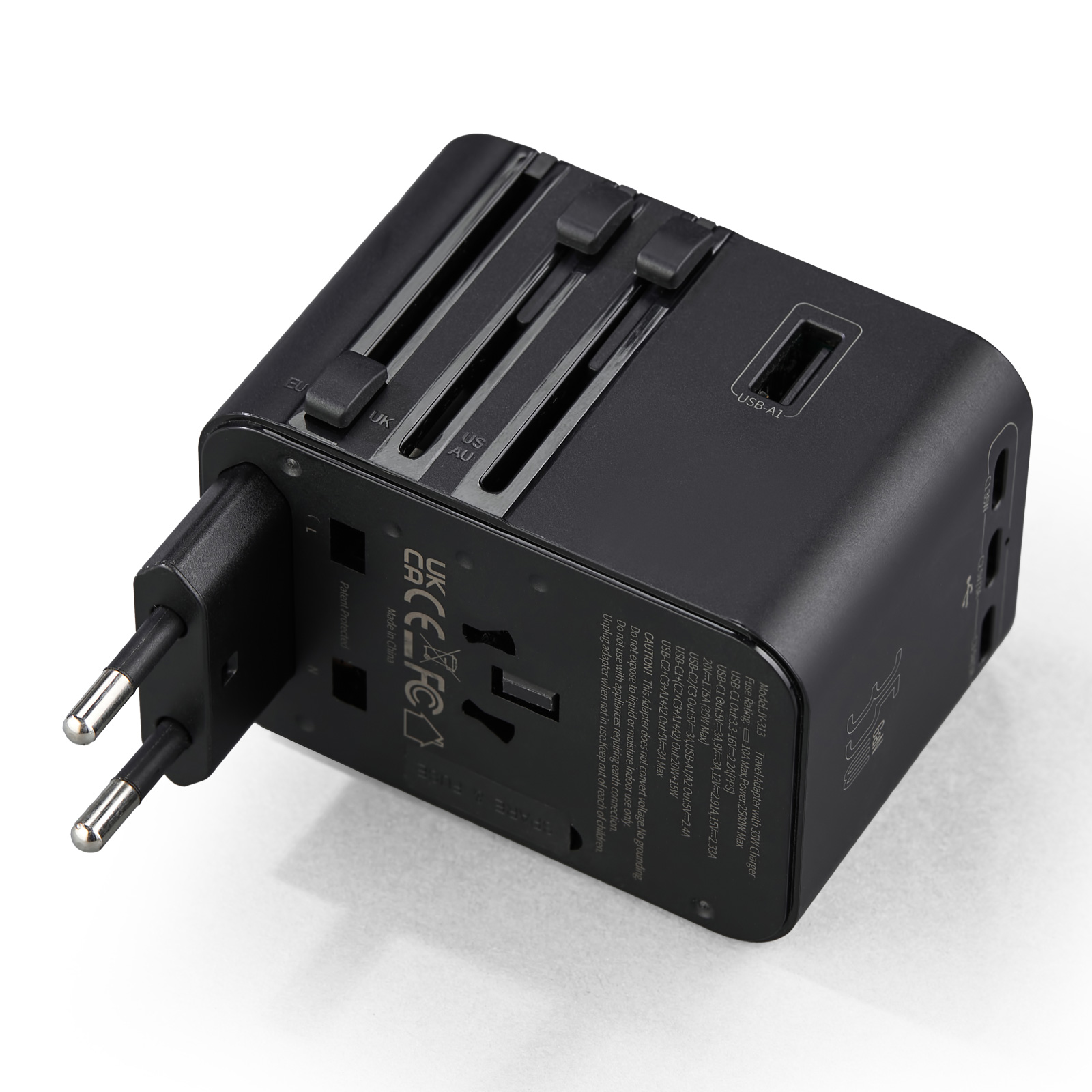 ARDIÇ SİYAH SEYAHAT ADAPTÖRÜ