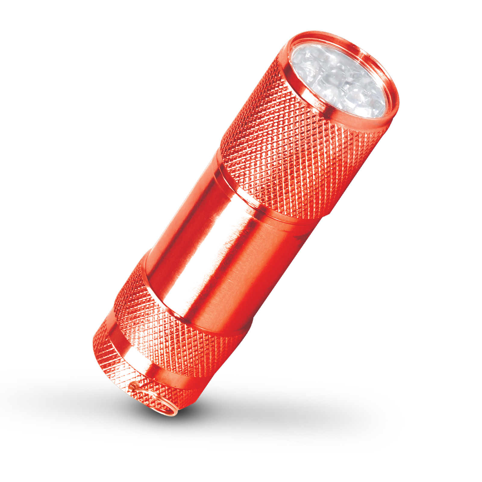 İSPİNOZ KIRMIZI 9 LED EL FENERİ